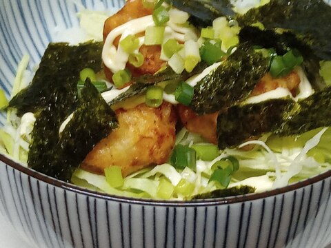 ぱぱっとできる◇唐揚げ丼